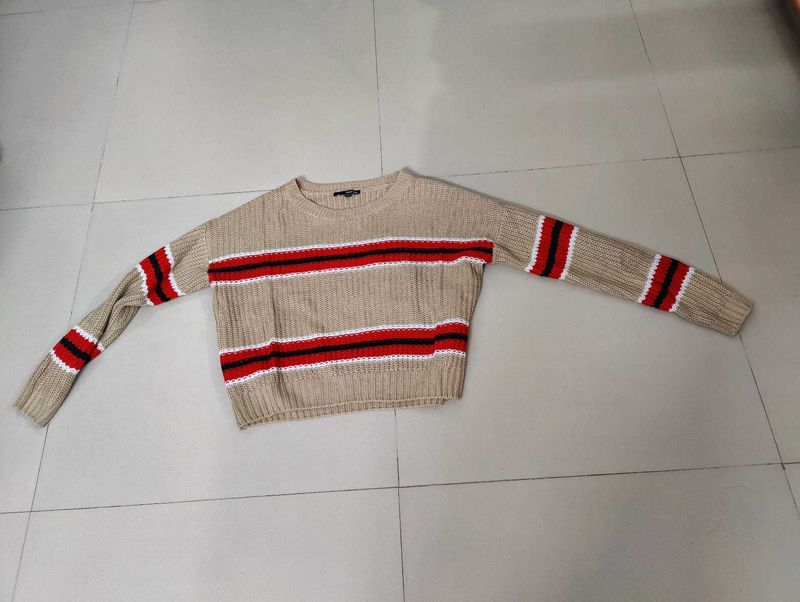 Striped Knit Sweater