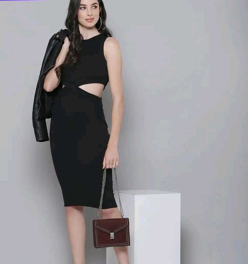 Chic Black Bodycon Dress