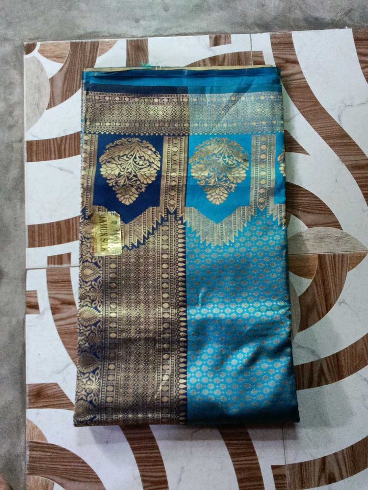 new multi colour saree