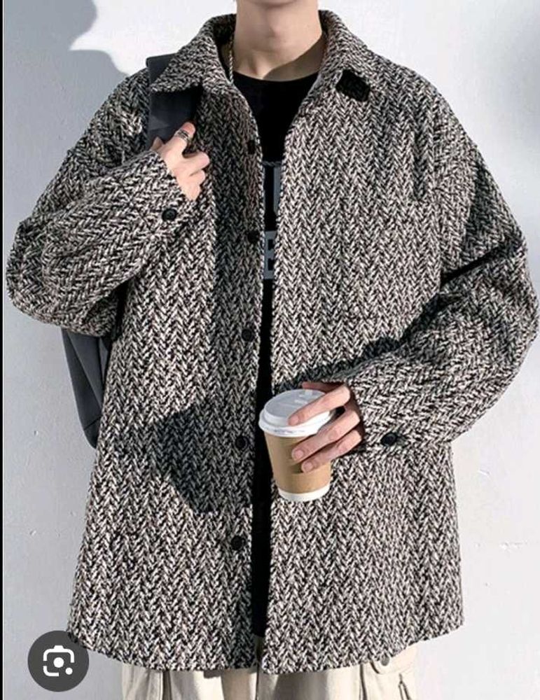 Herringbone Patterned Jacket