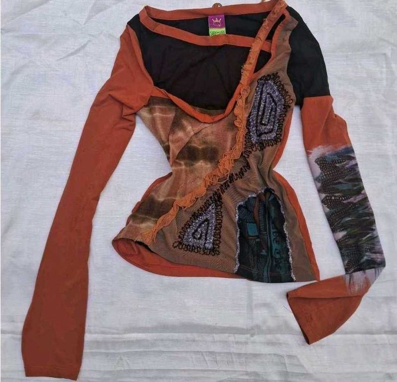 Vintage Y2k Printerest Top