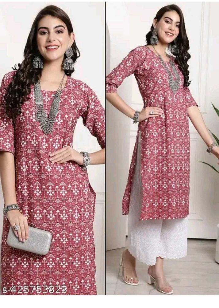 Peach Silk Kurti