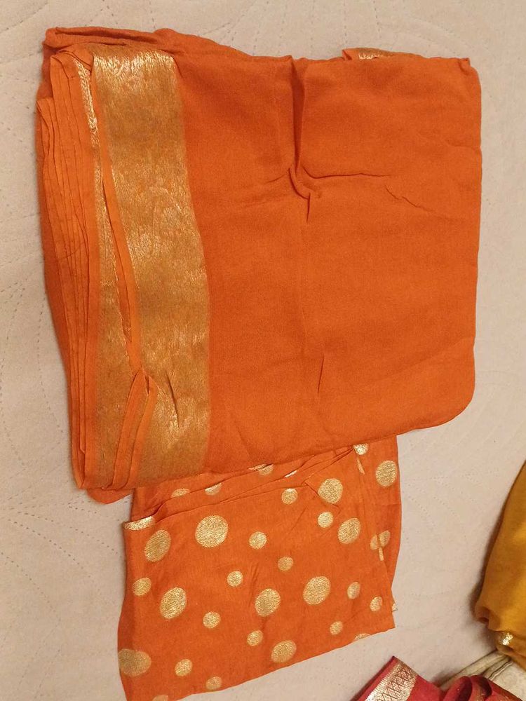 Orange saree