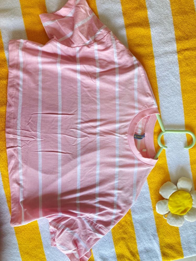 Pink Striped T-Shirt