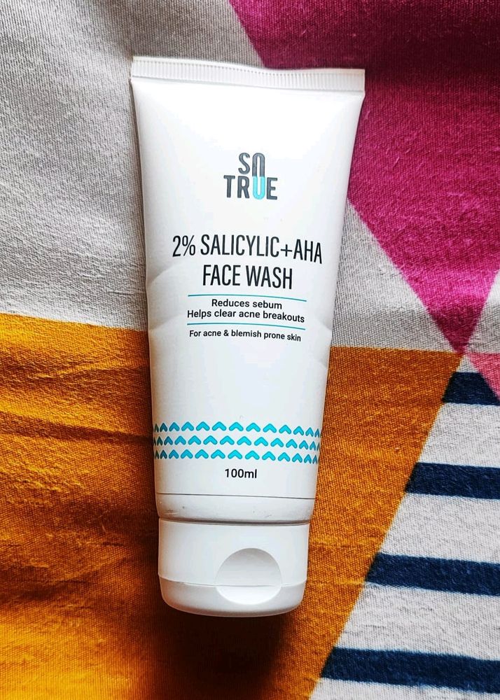 So True 2% Salicylic Acid+AHA Face Wash