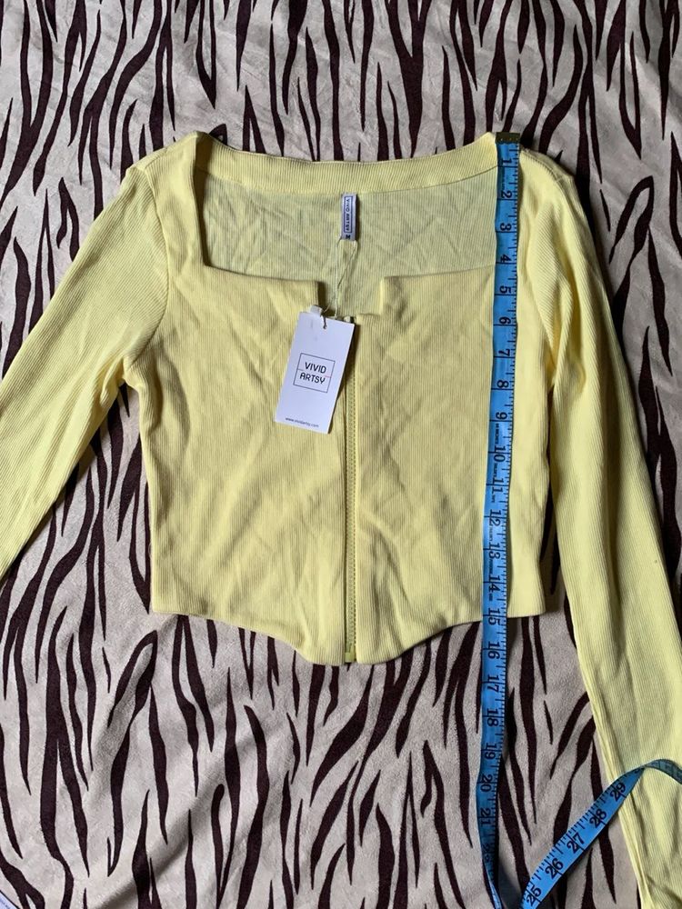 Yellow Long Sleeve Top