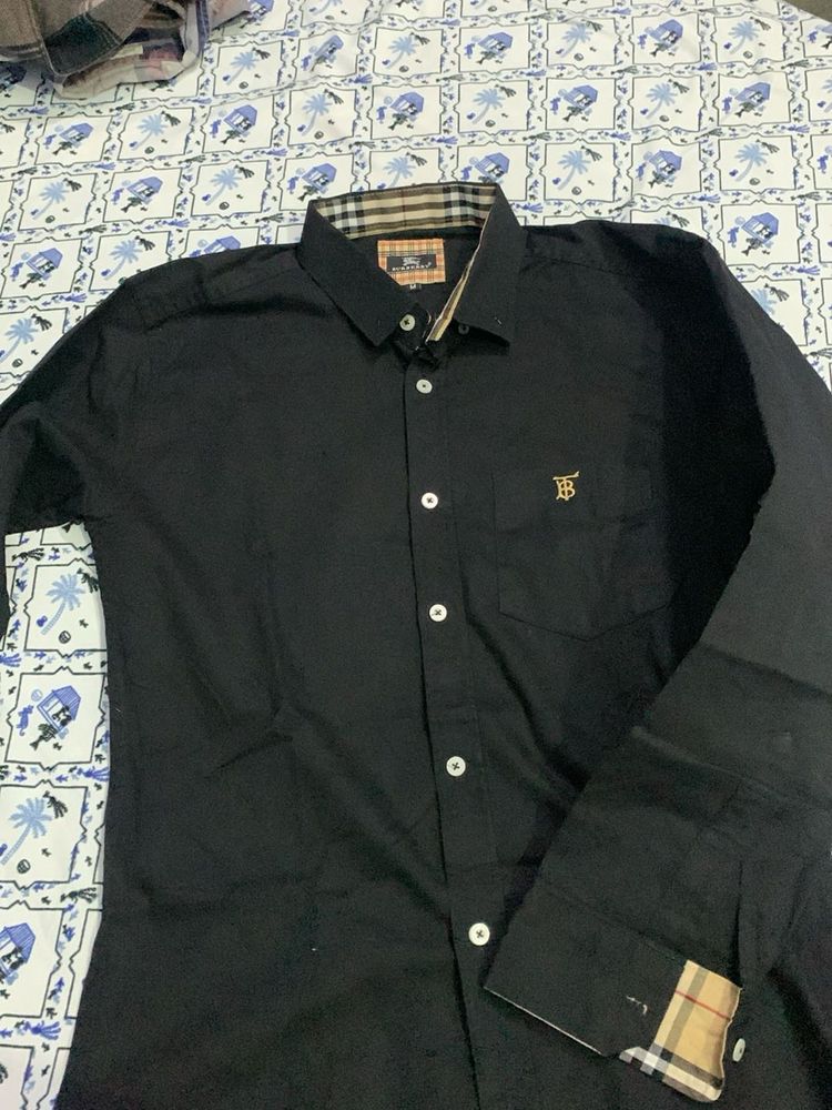 Black Burberry Shirt