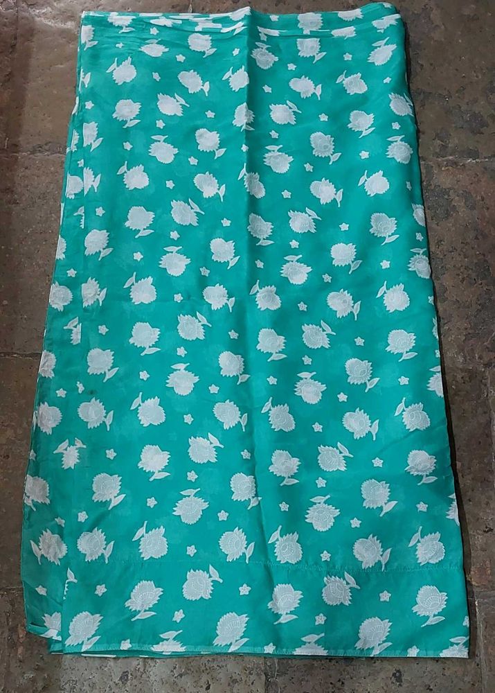 Floral Cotton Blend Saree