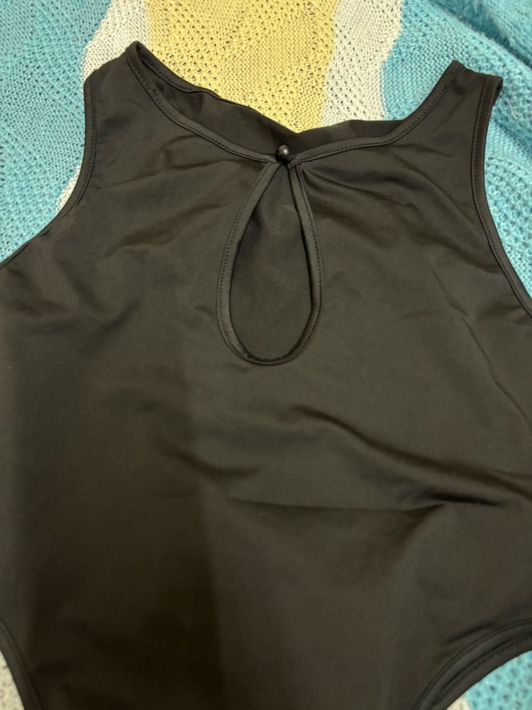 Sleek Black Bodysuit