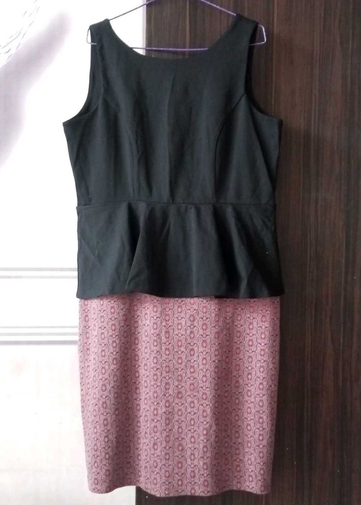 Black Peplum Dress