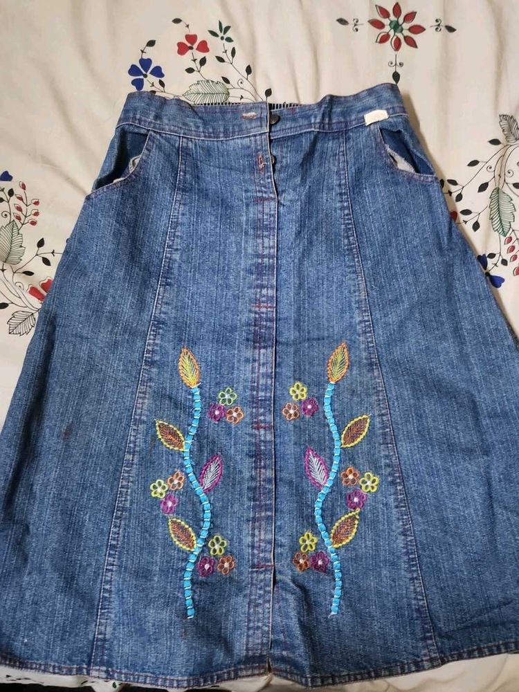 Party Denim Skirt