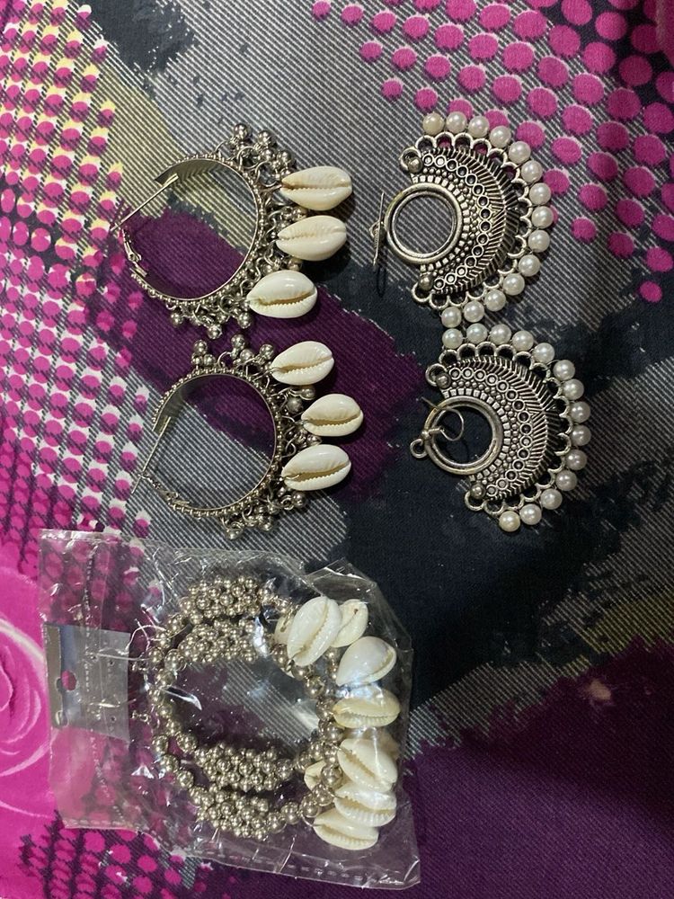 Earingss Oxidised