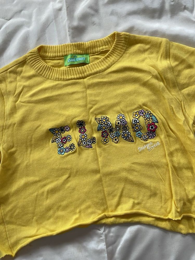 Sesame Street Elmo Floral Top