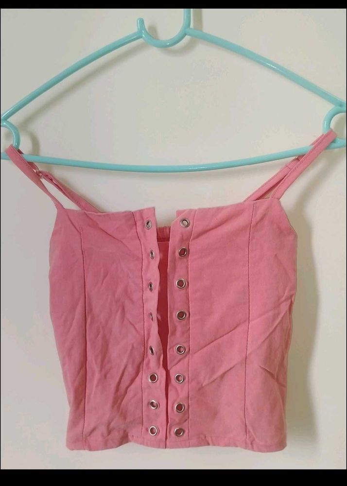 Pink Corset Top