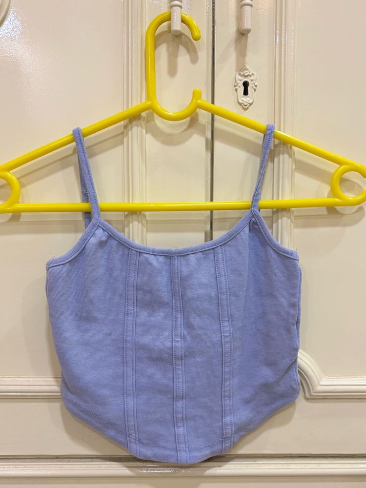 Blue Corset Top