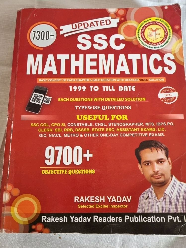Rakesh Yadav Mathematics SSC Book