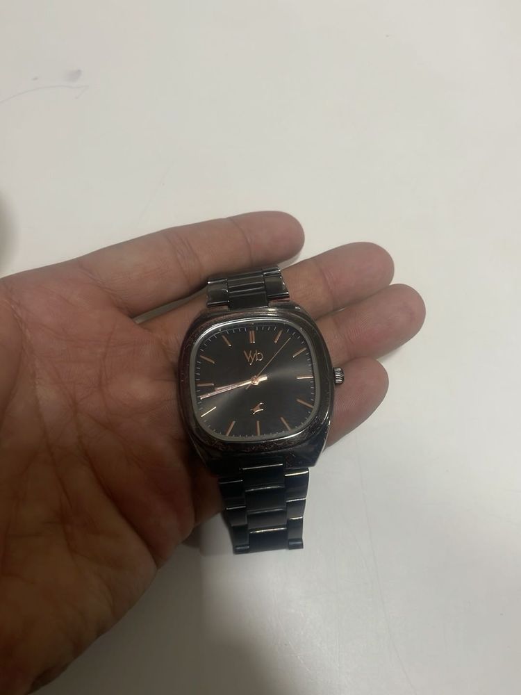 fastrack Stylish Black Wrist Watch