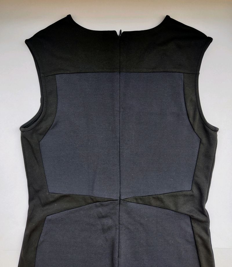 Navy blue &amp; black formal dress