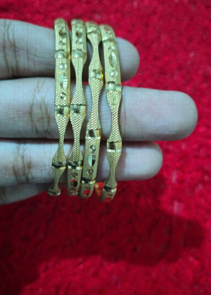 Gold Bangles Set