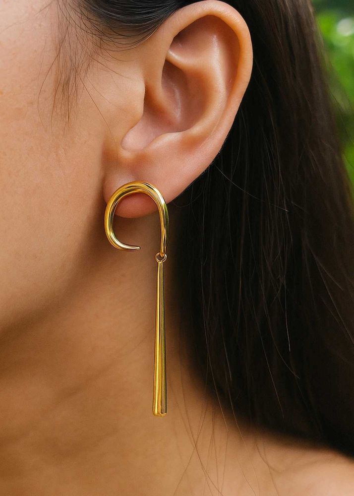 Gold Dangle Earrings