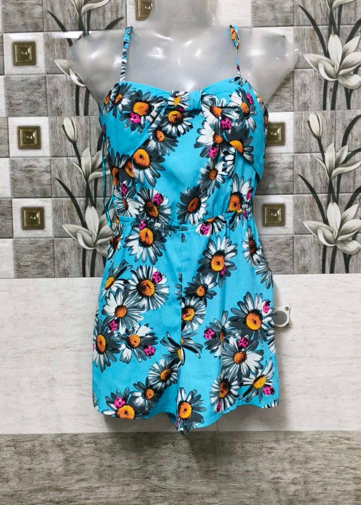 CUTE FLORAL PLAYSUIT