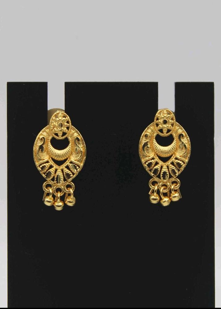 Vintage Gold Dangle Earrings [ER884]