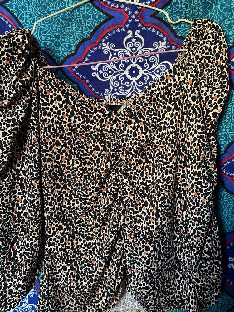 Animal Print Top