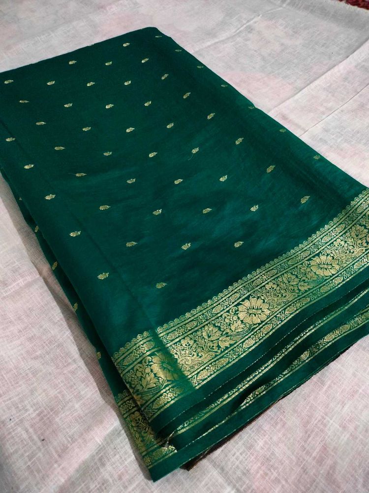 Elegant Green Saree