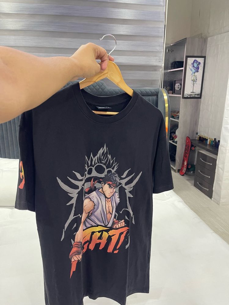 Fight Oversized T-shirt By Bonkers Corner