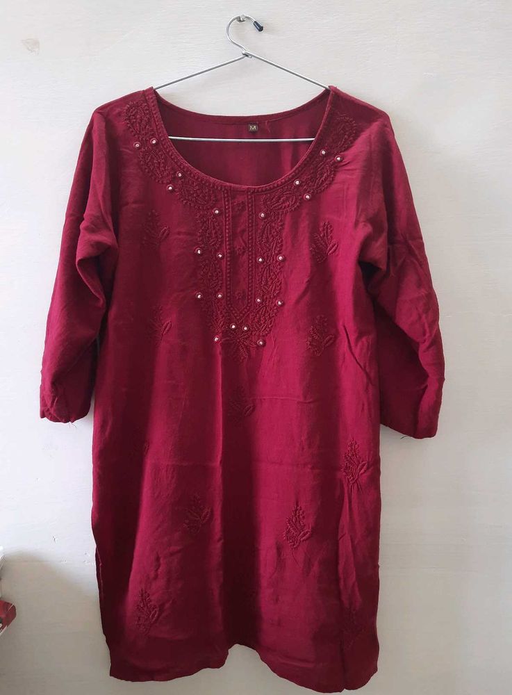 Maroon Kurti