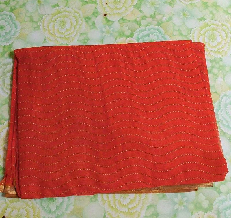 Orange Saree