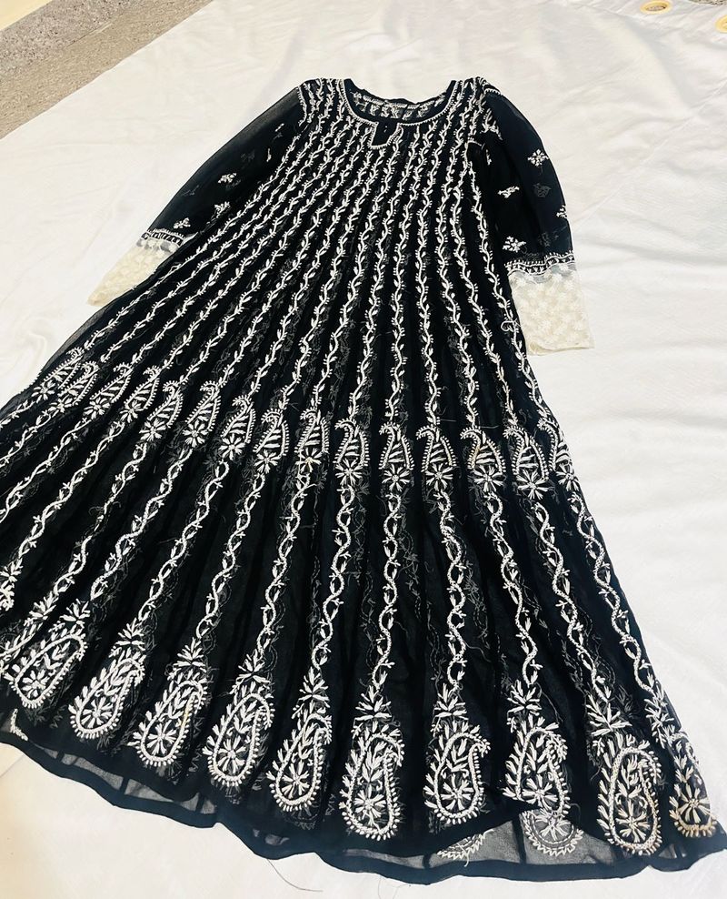 original chikankari anarkali