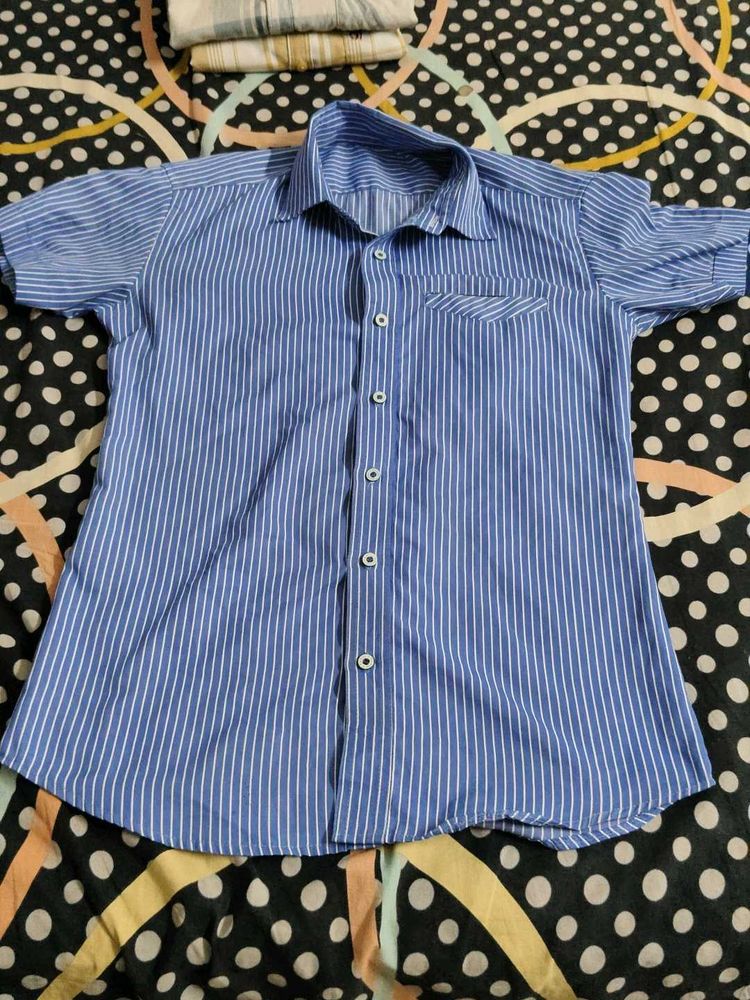 Blue Striped Shirt