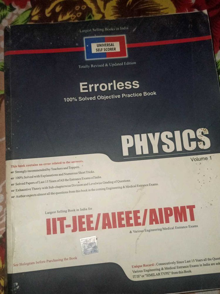 Errorless Physics Class 11th