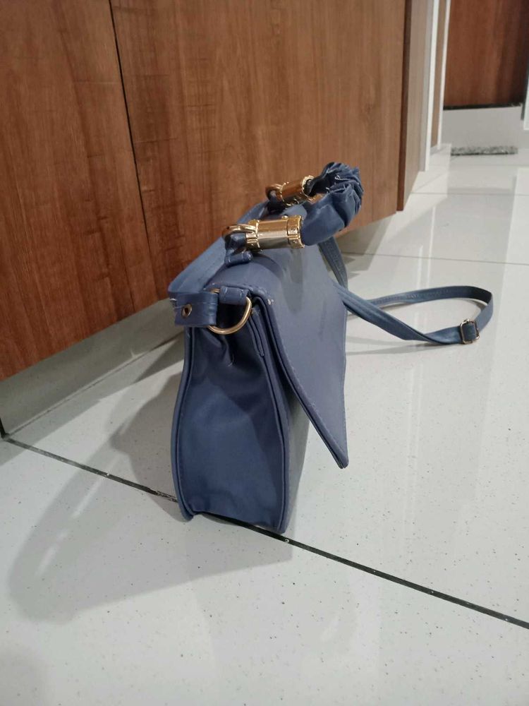 Blue Handbag