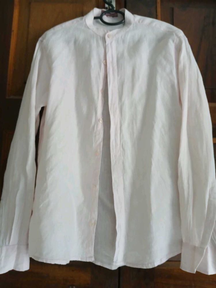 Light Pink Shirt For Men From Farida Gupta Brand