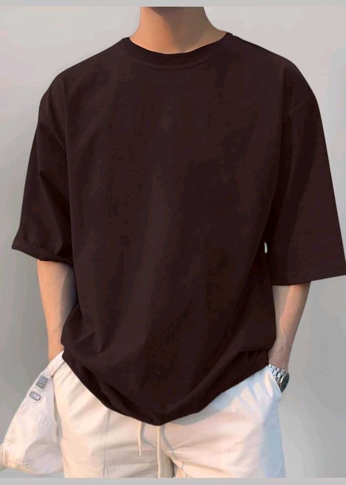 Oversized Brown Tee