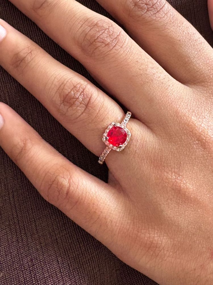 Red Stone Ring