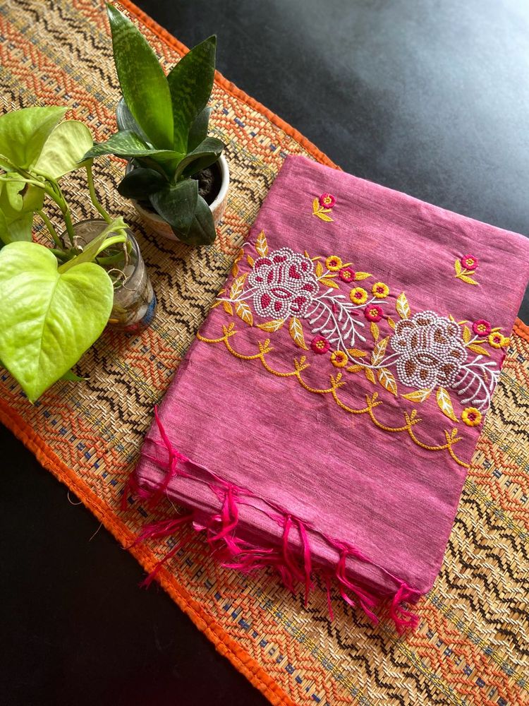 Embroidery Mekhela Sador