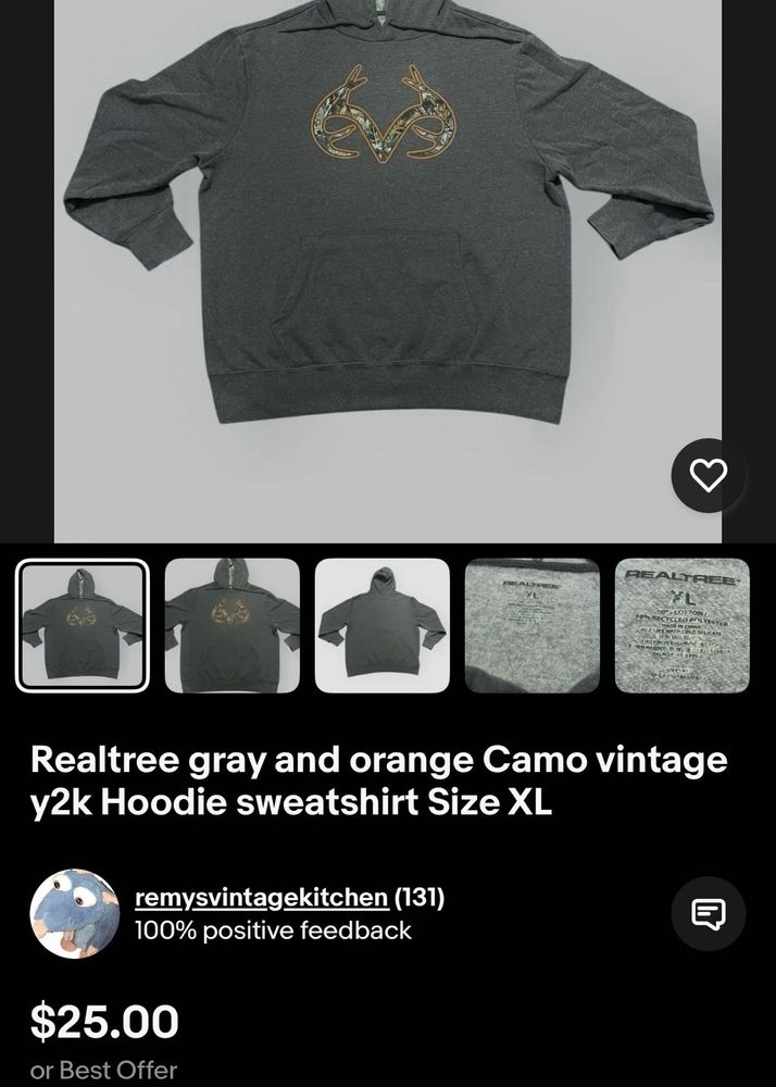 Realtree Camo Vintage Hoodie