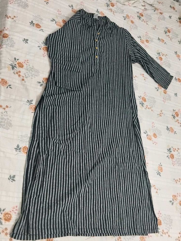 Striped Shirt Dress
