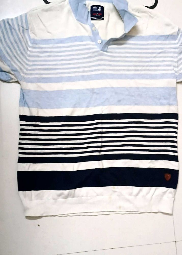 Striped Casual Shirt Short Sleeve