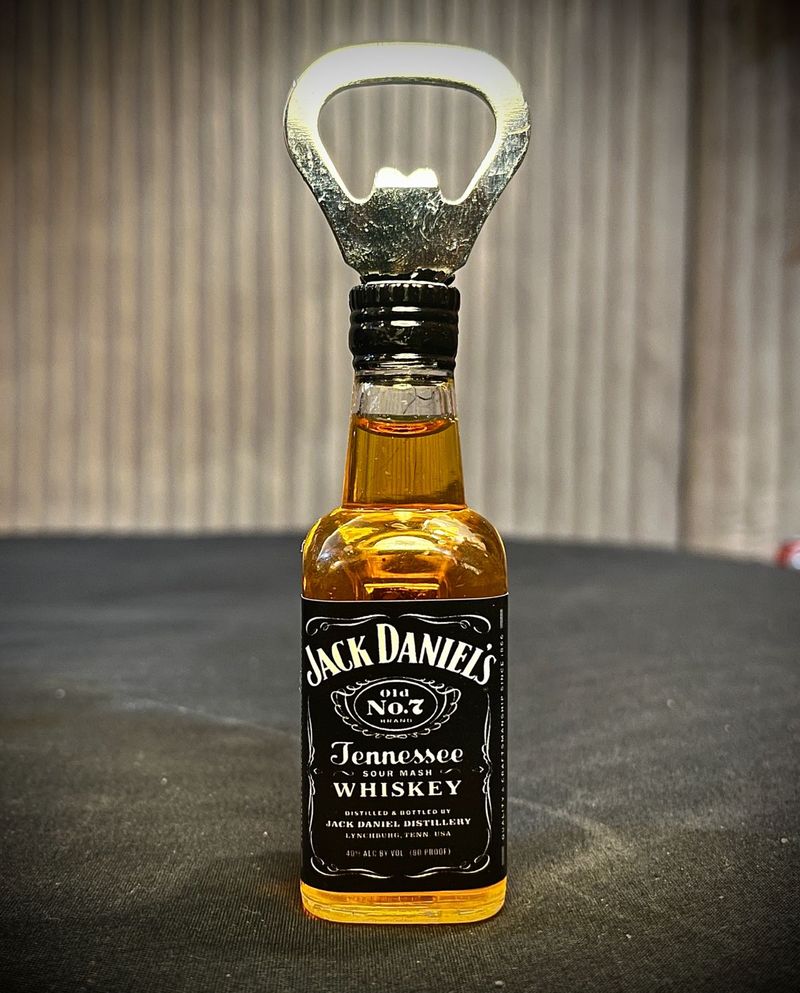 Jack Daniels Whiskey Bottle Opener / Fridge Magnet