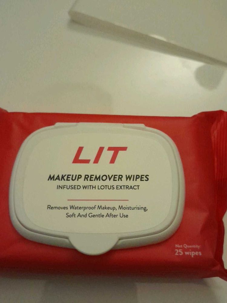 LIT Makeup Remover Wipes