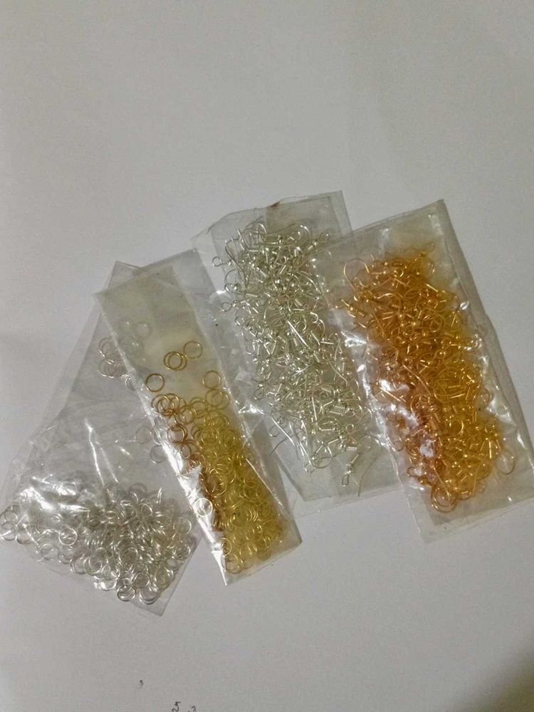 earrings making ring and hooks