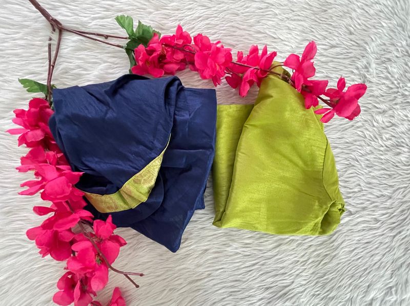 Boy Green &amp; Blue Dhoti Set