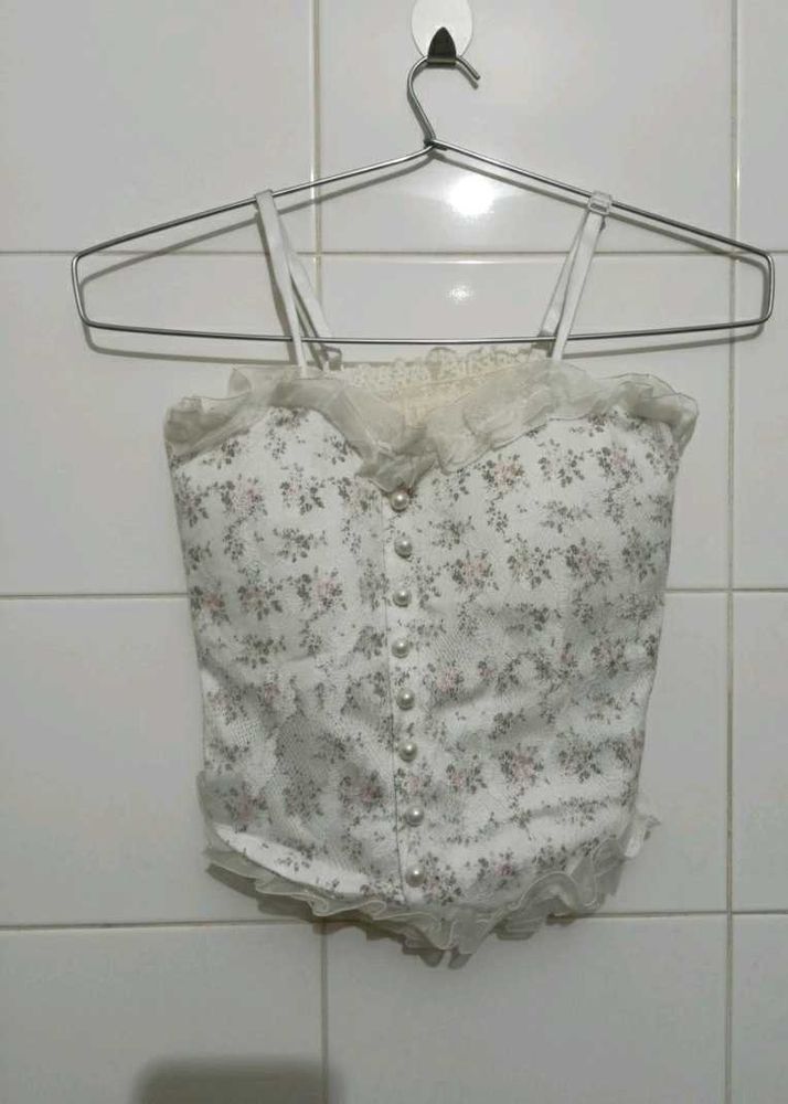 Floral Corset Top