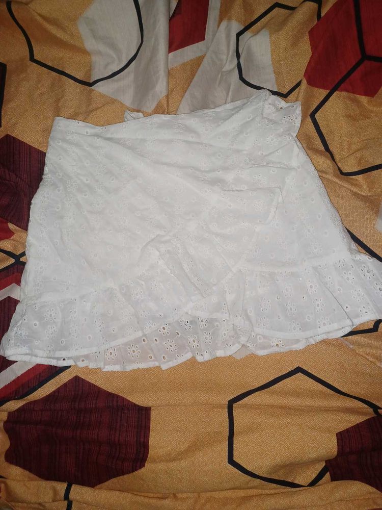 White Mini Skirt