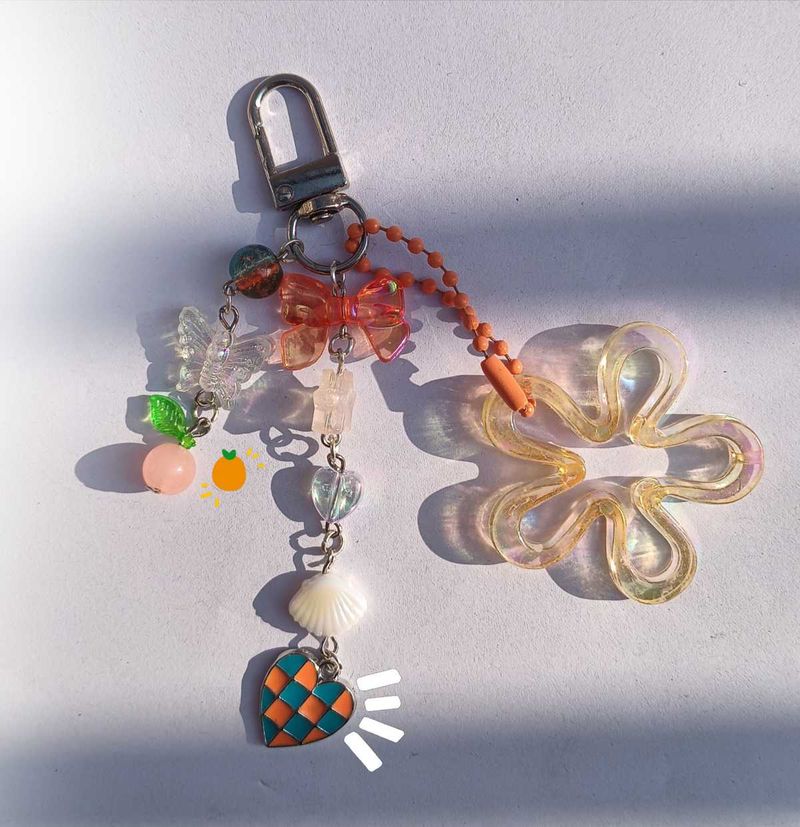 When Life Gives You Tangerine 🍊 keychain