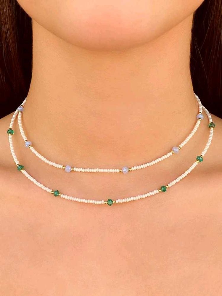 Beaded Layered Necklace